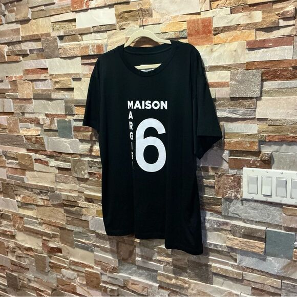 Maison Margiela MM6 Alphanumeric Printed T-Shirt - Picture 2 of 7